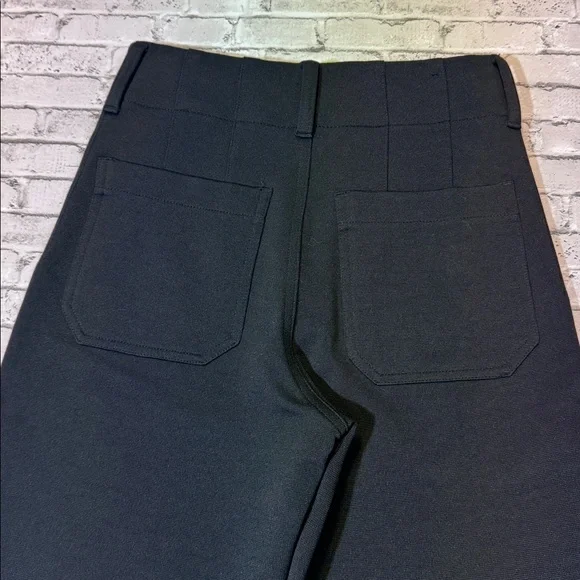 Maeve womens 23 black solid Colette wide leg stretch knit pants EUC - Picture 6 of 6